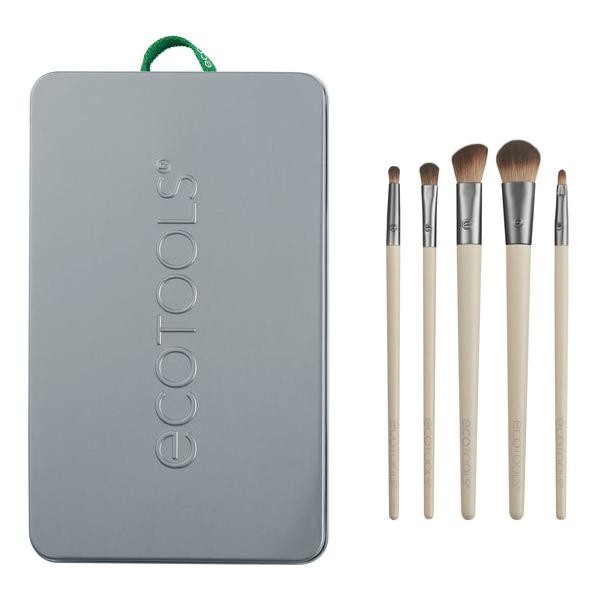 1 ECOTOOLS Quotidiano Definito Occhio Kit 5 Set Pennelli ""ET-1627"" Di gioia - Immagine 2