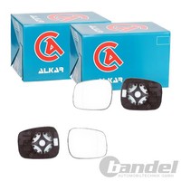2X Alkar Spiegelglas AsphÄRisch Passend FüR Nissan Kubistar Renault Kangoo