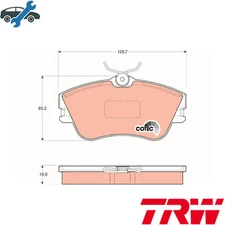 BRAKE PAD SET DISC BRAKE GDB1092 FOR VW CALIFORNIA/T4/Camper TRANSPORTER/Van
