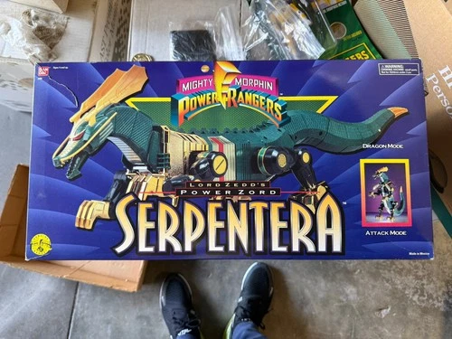 1995 Serpentera Lord Zedd Zord Complete Vintage Power Rangers PERFECT CONDITION!