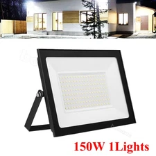 150W Watt LED Flood Light Outdoor Spotlight Cool White Garden Security Lamp 110V