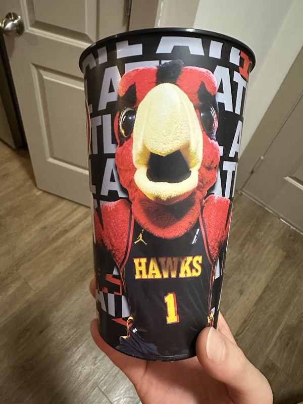 Used Souvenirs Cup State Faemnarena Atlanta Hawks Sprite NBA QT QuikTrip 2025