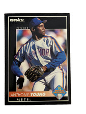 Excellent: Vintage 1992 Pinnacle Anthony Young New York Mets Trading Card