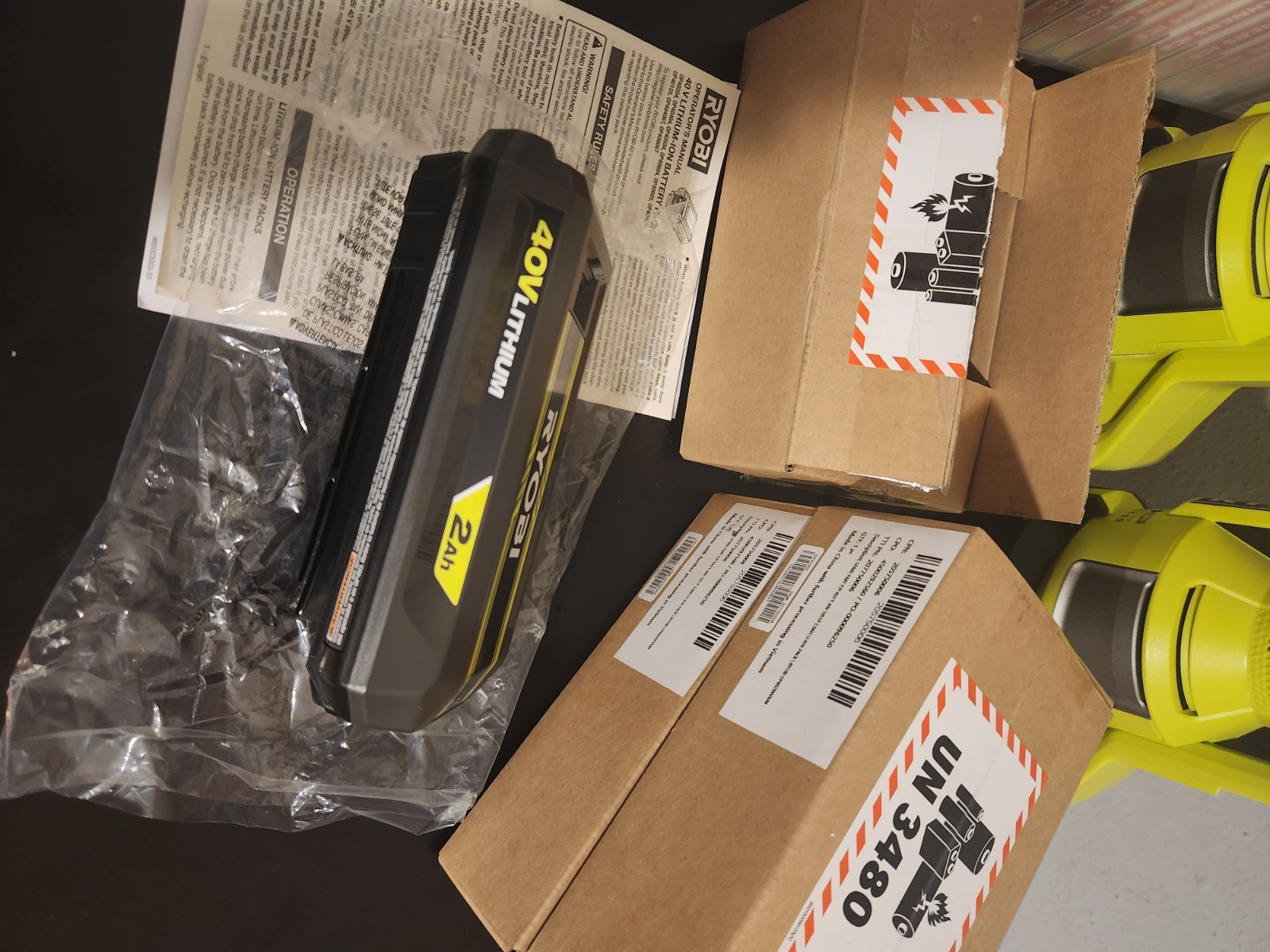 Ryobi 40V 2Ah Lithium-Ion Battery OP40201 Replacement Power Tool Battery