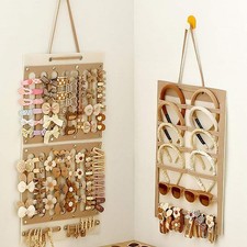 Hair Bows Organizer Large Capacity Headband Holder Wall Hanging Clip Storage A3