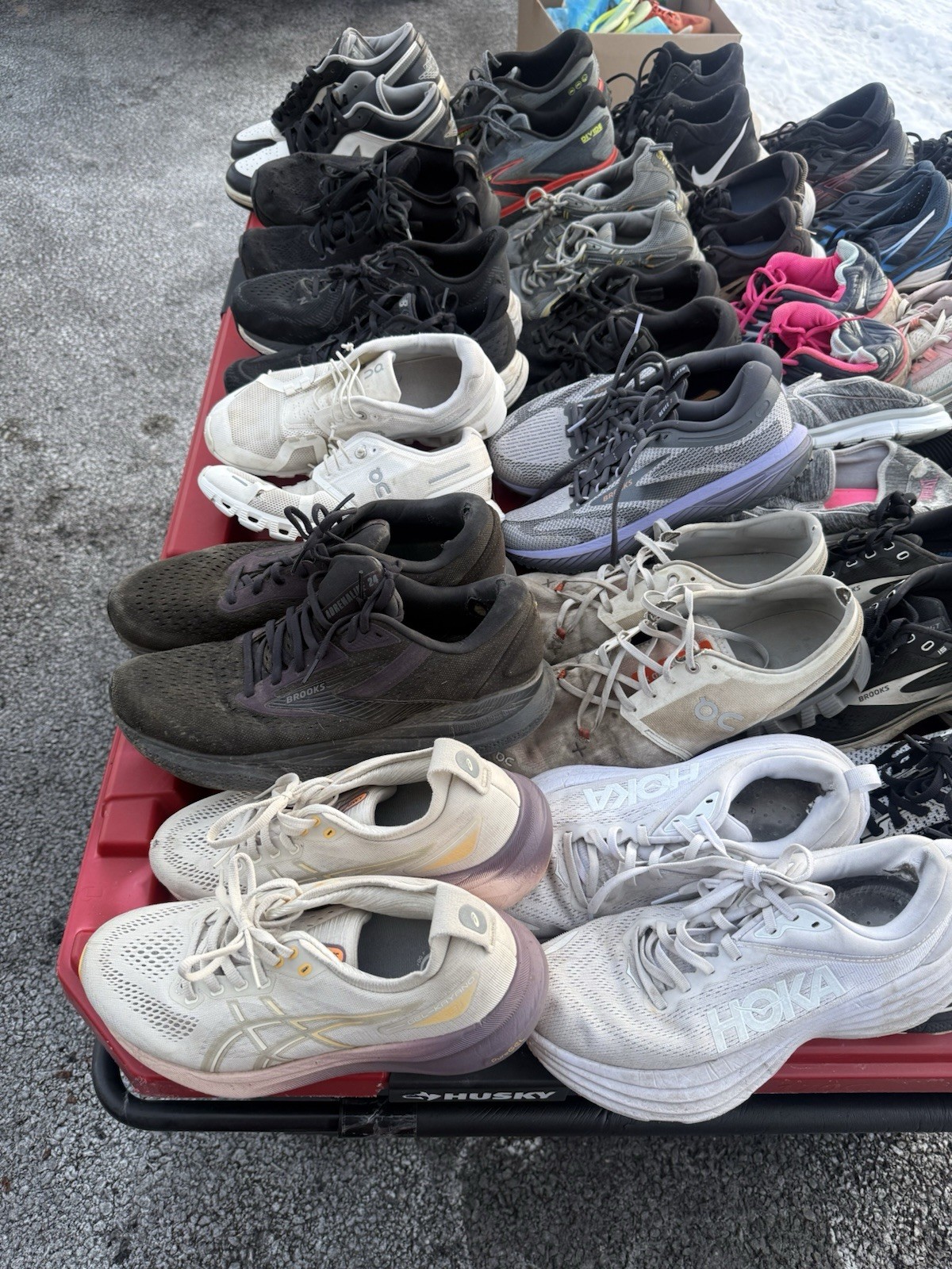 Lot of 45 Pairs Of Shoes | Hoka | Brooks | Jordan | Please Read Description ⚡️ thumbnail 2