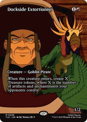 1 x Dockside Extortionist - Foil - Borderless - Avatar: The Last Airbender: Eter