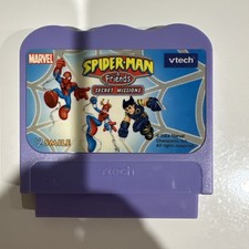VTech VSmile learning system Spiderman  Friends cartridg Game tested works well
