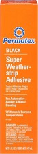 Permatex 81850-12PK Black Super Weatherstrip Adhesive, 5 oz. Pack of 12 