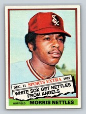 1976 Topps #434T Morris Nettles Traded Chicago White Sox