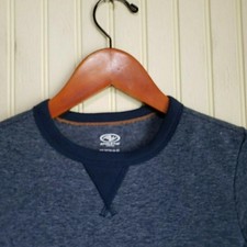 Athletic Works Sweatshirt Kids XS 4-5 Blue Solid Fleece Crewneck Pullover Top
