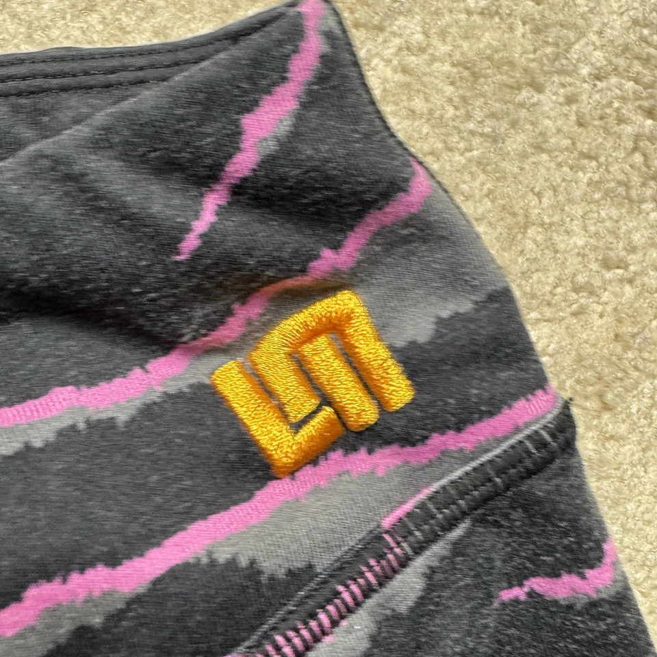 Loudmouth Damas Leggings Pantalones Rayas Cebra Mujer Pequeño Gris Foto 3 de 4