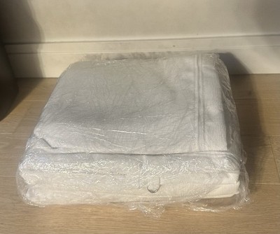 Restoration Hardware CLOUD ARMLESS Classic Cover PERFORMANCE LINEN WEAVE WHITE