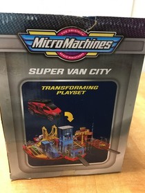 Micro Machines Super Van City Transforming Playset with 12 Vehicles