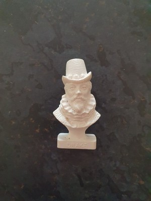 SIR FRANCIS DRAKE - Heroes of the Sea Figur - Sugar Puffs Müsli 70er Jahre - EX