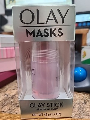 Olay Masks Fresh Reset Clay Stick Pink Mineral Complex 1.7 Oz