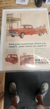 1964 Ford Pickup Magazine Advertisement Print Ad Full Size-sealed