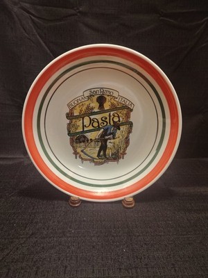 Vintage Himark 11'' Ceramic Pasta Serving Bowl Dish BUONA SAN REMO ITALIA 27