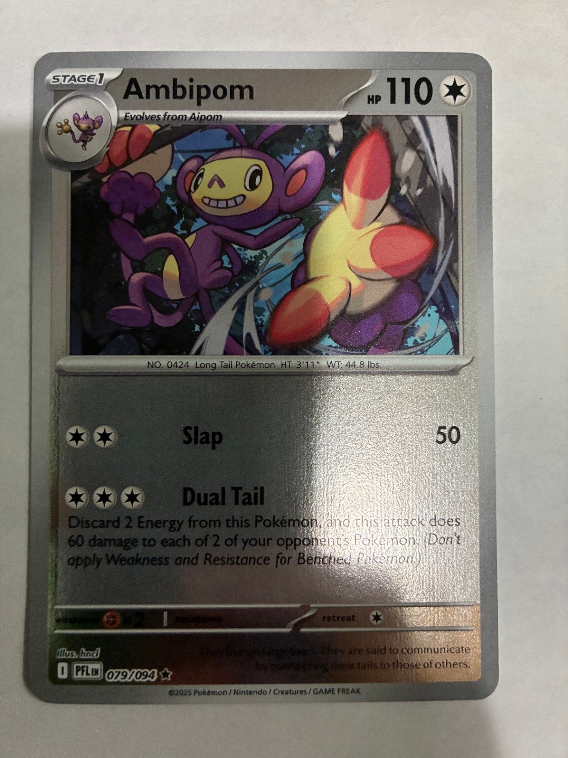 Ambipom - Rare ME02: Phantasmal Flames 079/094 NM