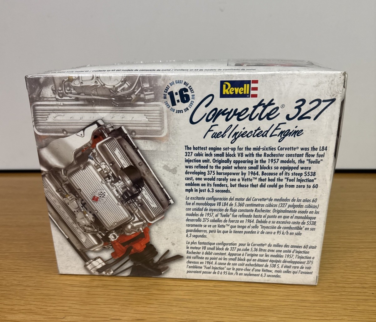 Revell 1:6 scale Corvette 327 Fuel Injected Engine Metal Model Kit