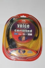 Cyber Acoustics AC-100 Mono Speech Headset Boom Mic 3.5MM Plug  BRAND NEW
