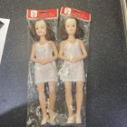 Two x VINTAGE 14 1/4 Inch Bride Doll .  New In Packet Dated 1996