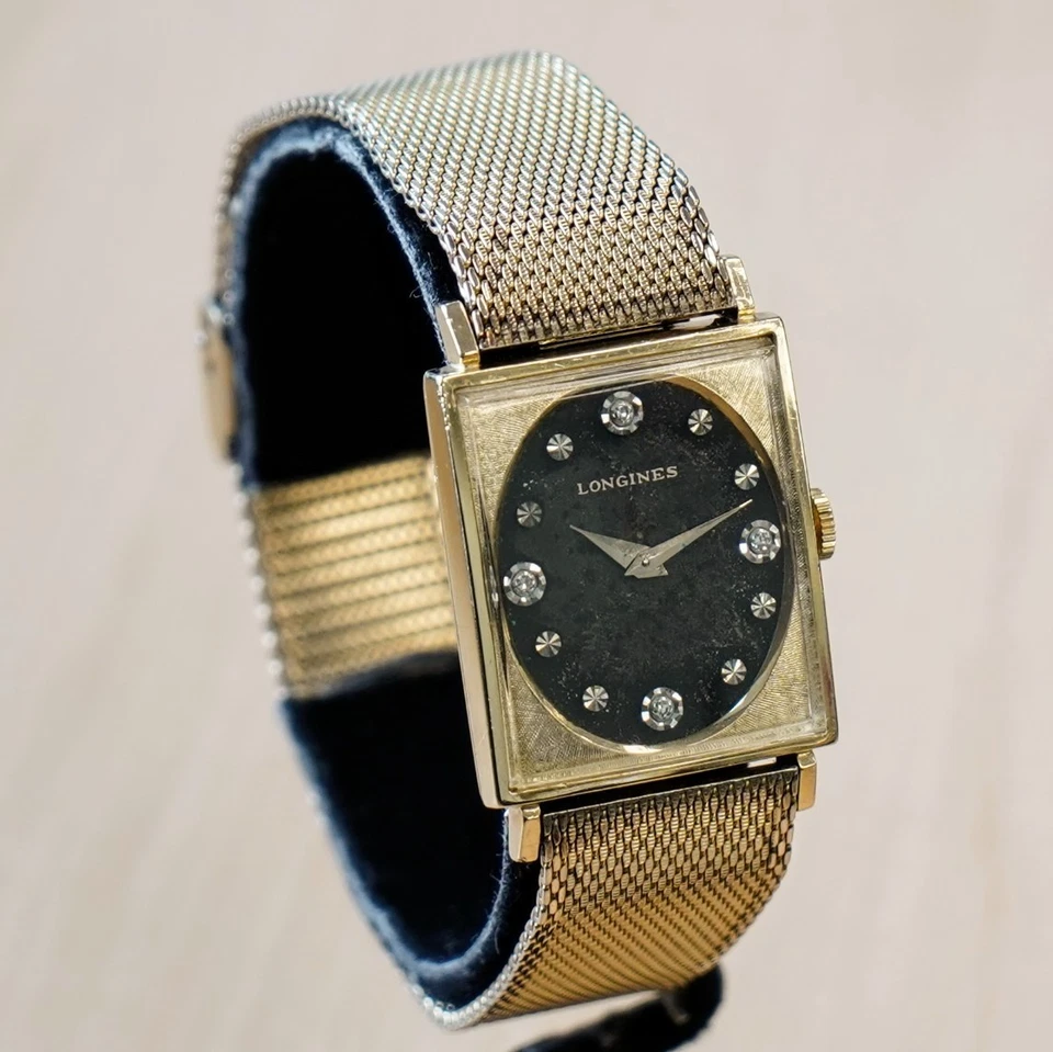 Vintage Longines Men's Tuxedo Diamond Dial 3007-528 Manual Wristwatch 528 10K GF - Image 3 of 4