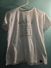 DKNY Boys White Graphic T-Shirt