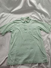 Arnold Palmer Vintage Polo Golf Shirt Polyester Cotton Light Green Men  s Medium