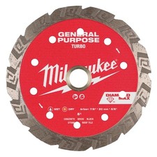 Milwaukee Tool 49-93-9105 5" Diamond Max Turbo, General Purpose Diamond Blade