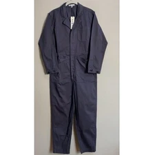 NWT Alex Mill Iron Grey Standard Long Sleeve Stretch Cotton Twill Jumpsuit