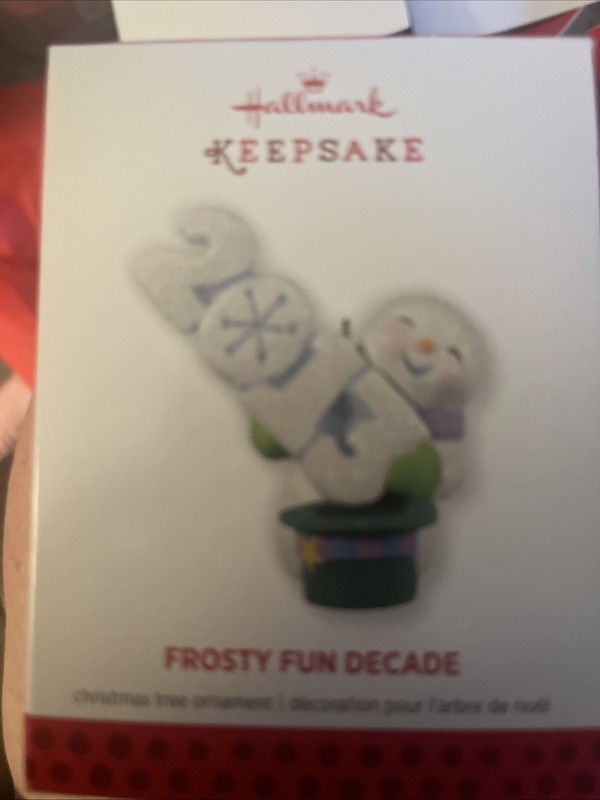Hallmark  2013 Frosty Fun Decade Snowman 4th in the Series