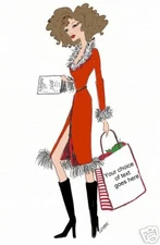 personalized diva Christmas cards great for business