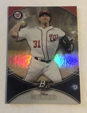 Max Scherzer 2016 Bowman Platinum Baseball #66  Washington Nationals
