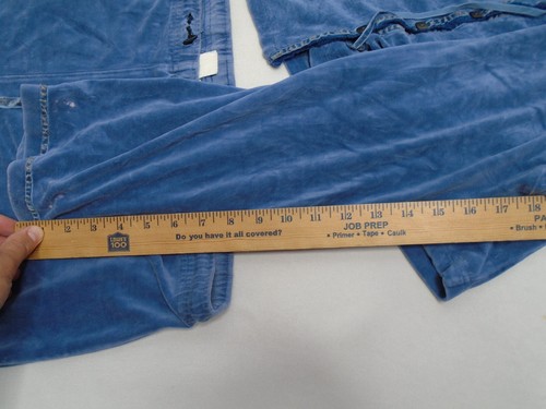 Conjunto de pijama vintage de terciopelo de algodón para mujer Victoria's Secret azul XL holgado suelto - Imagen 14 de 19