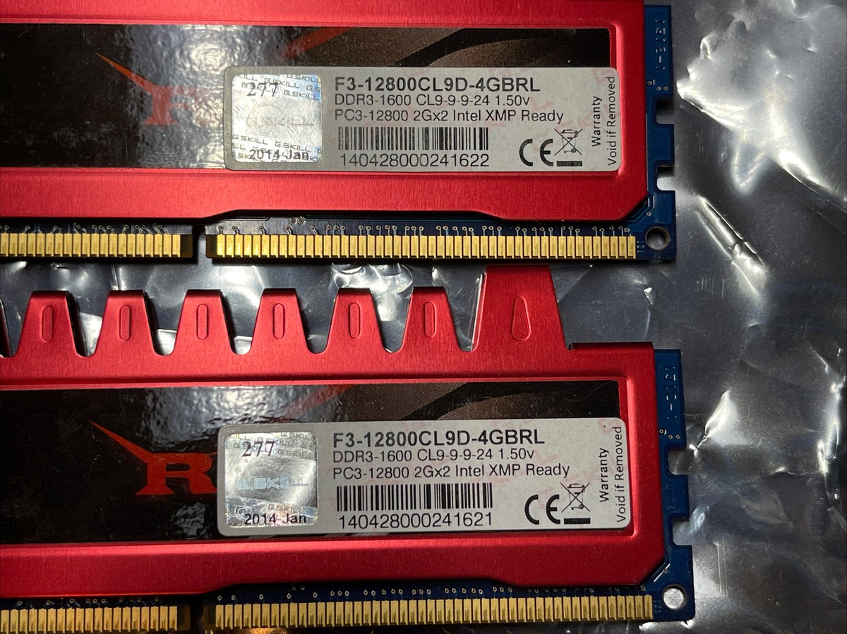 G.Skill Ripjaws 4 Go DDR3 PC3-12800 au meilleur prix sur