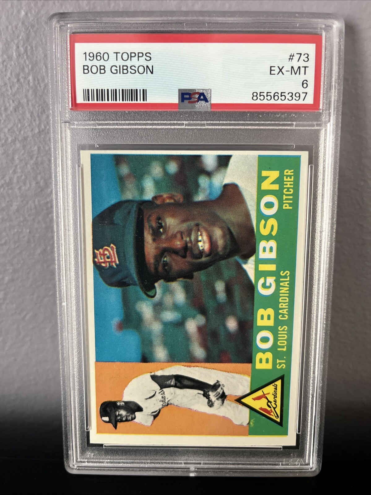 1960 Topps Bob Gibson #73 PSA 6 EX-MINT!!