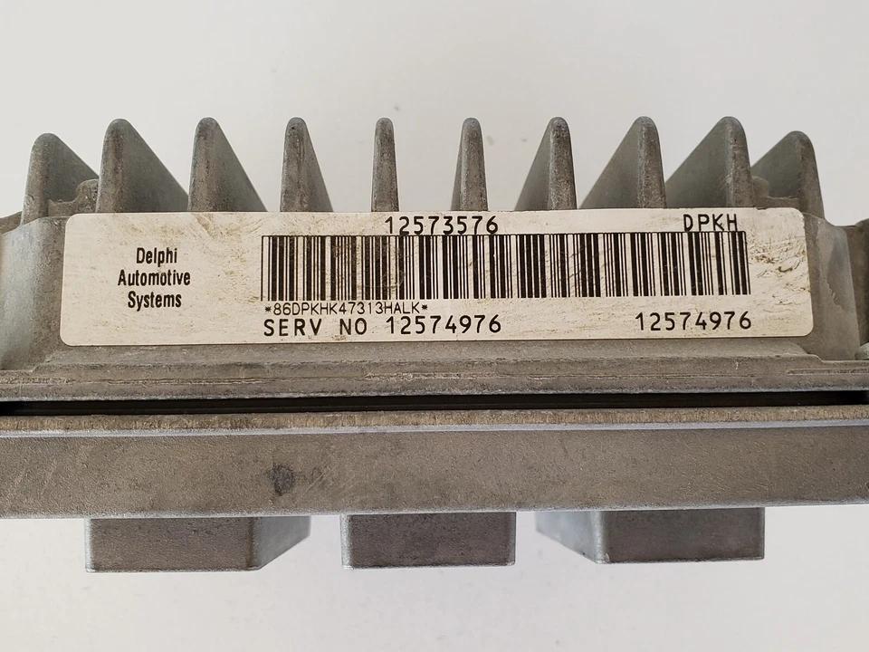 2003-2005 Gmc Envoy XL 12574976 компьютер мозг управления двигателем ECU ECM EBX модуль - Изображение 2 из 4