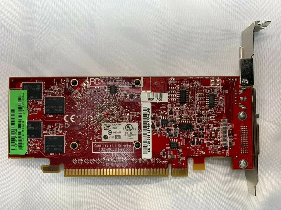 Dell ATI-102-A924 B Radeon X1300 256MB DDR PCI-E Video Card W/ DVI & S-Video out - Image 2 of 4