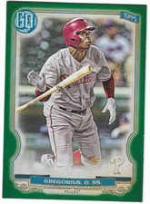 2020 Topps Gypsy Queen Green #45 Didi Gregorius Philadelphia Phillies
