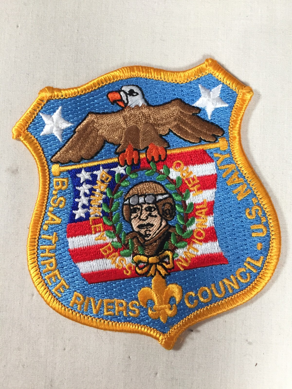 Three Rivers Council US Navy National Hero BSA Activity Patch | eBay