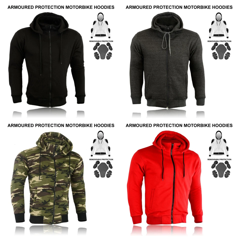 Мотоцикл мотоцикл бронированная толстовка с капюшоном флисовая куртка на молнии съемная броня - Изображение 2 из 4