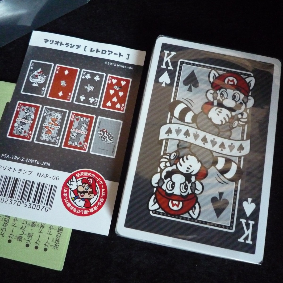 トランプ Mario Premium Trump / Nintendo Club Nintendo Premium Mario Trump Gold Playing Cards Japan