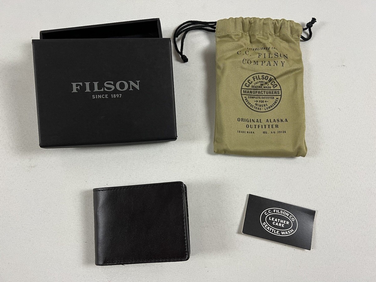 FILSON BRIDLE LEATHER BI-FOLD WALLET BROWN NWB SOLD OUT | eBay