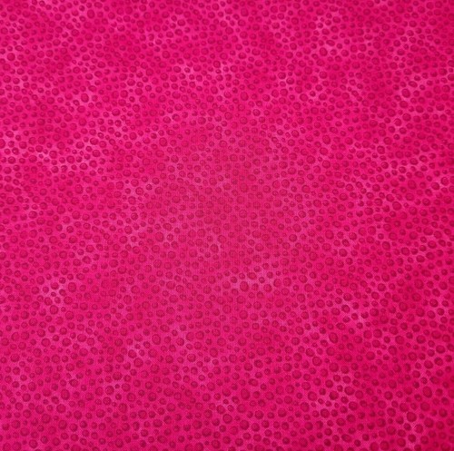 31" Nature's Delights Kari Pearson Quilt Shop Cranston Hot Pink Tonal Dots