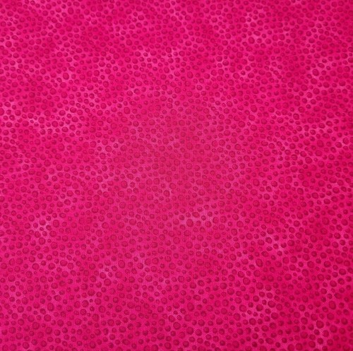 Nature's Delights BTY Kari Pearson Quilt Shop Cranston Hot Pink Tonal Dots - Picture 1 of 3