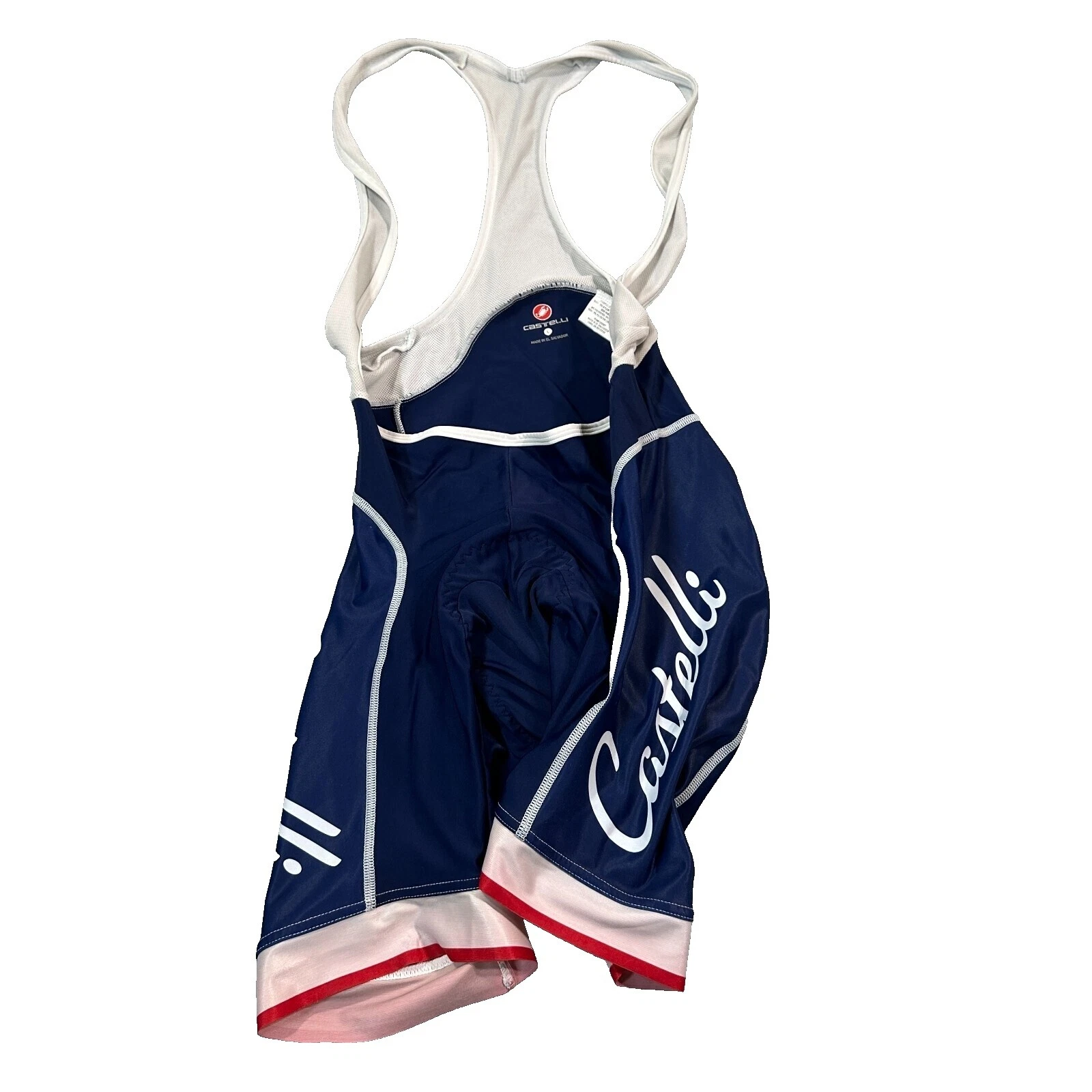 Shorts de Ciclismo Castelli Branco Tamanho Normal