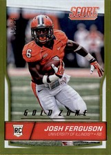 2016 Score Jumbo Gold Zone #432 Josh Ferguson Rare Rookie RC Card 84/99 