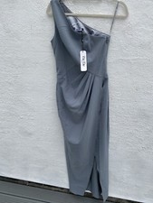 Chi Chi Kaory Dress Long Split UK SIZE 8 New With Tags Evening Party Races 