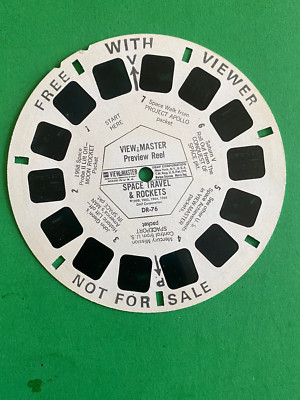 View-Master DR-76 Demo Preview Reel -Space Travel & Rockets/Apollo/John Glenn